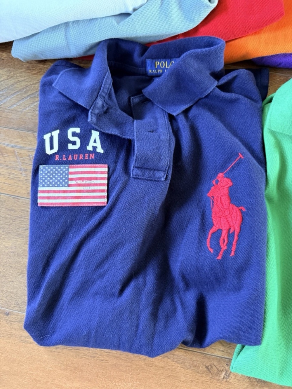 Lot of 11 Ralph Lauren Polo Big Pony Various Colors Men's Medium - Picture 4 of 8